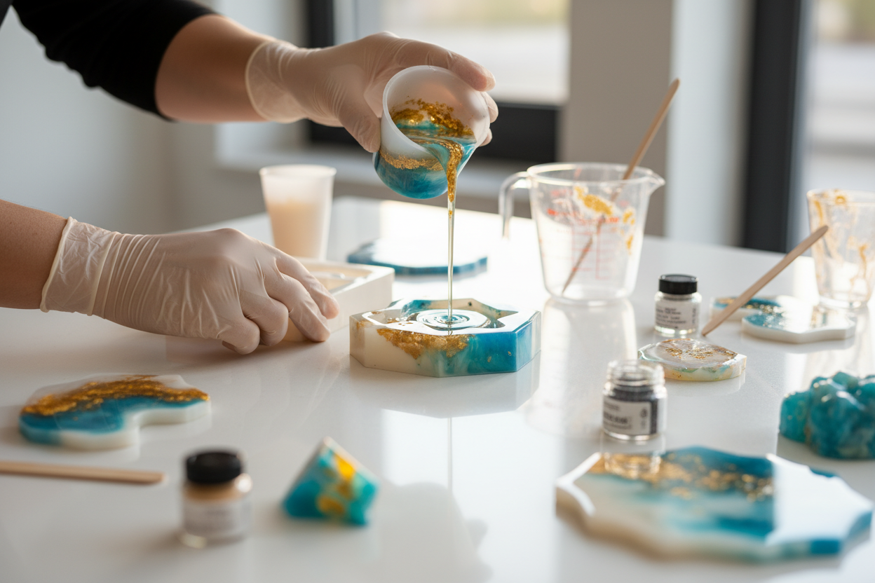 Behind the Scenes: The Art of Handcrafted Resin Creation