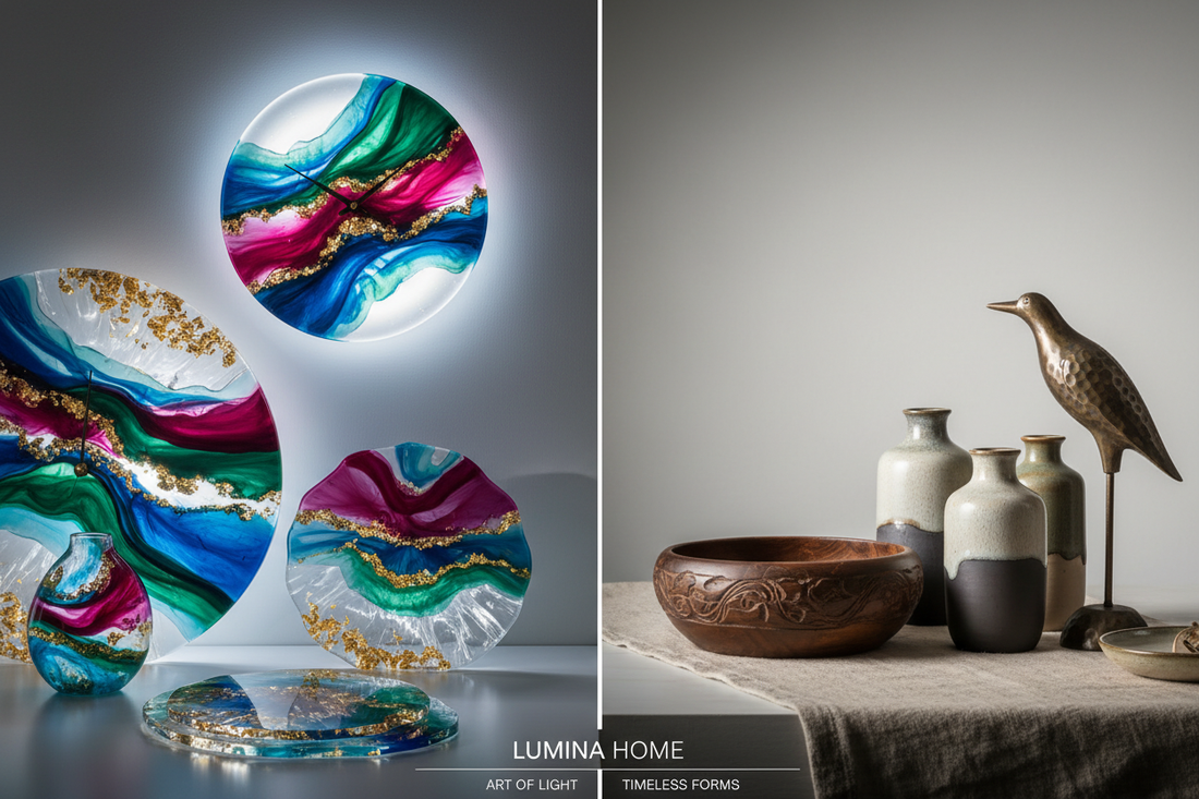 Resin Art vs Traditional Materials: Why Choose Handcrafted Resin Décor