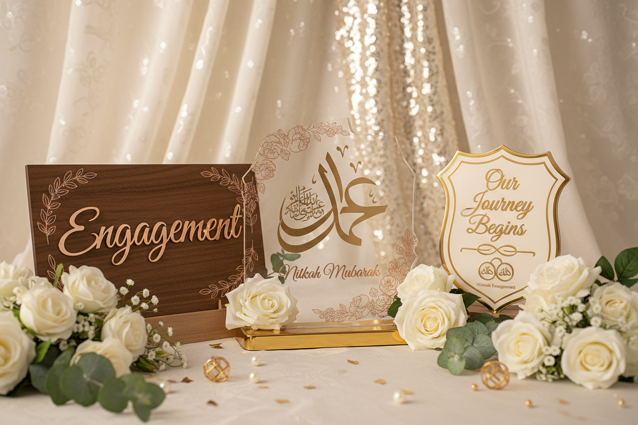 Nikkah & Engagement Plaques