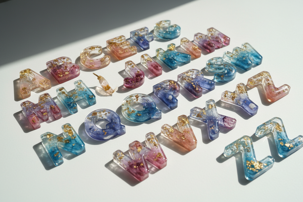 Resin Alphabets & Letters