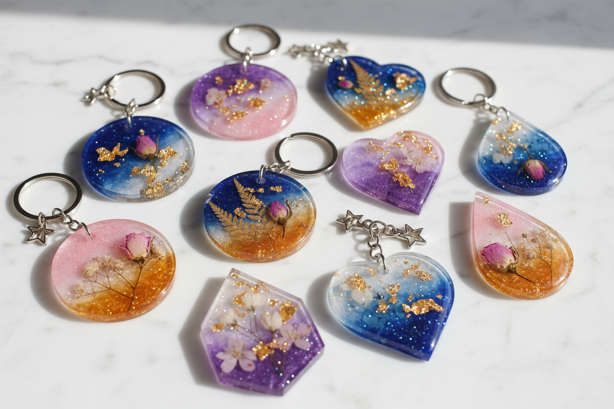 Resin Keychains