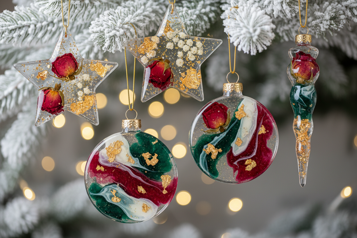 Resin Christmas Ornaments