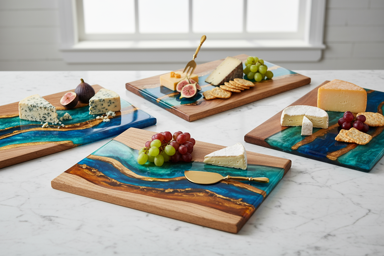 Resin Cheese Boards